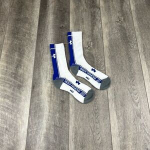 Under‎ Armour Mens White/Blue Socks